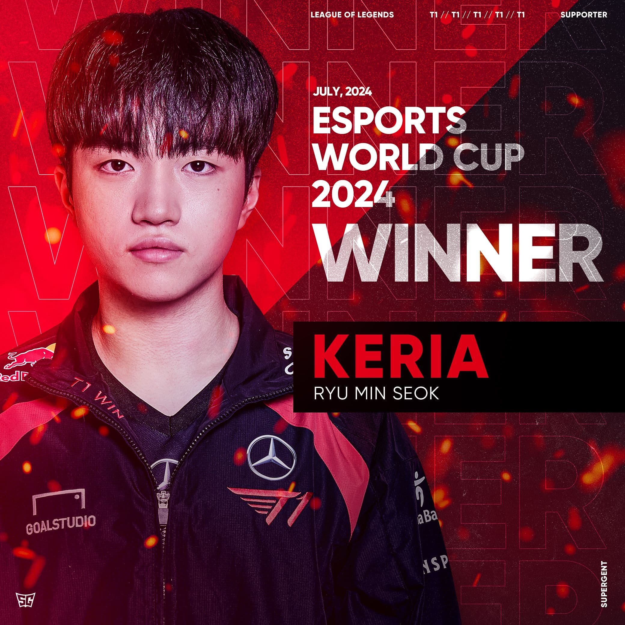 2024 ESPORTS WORLD CUP CHAMPION, T1!